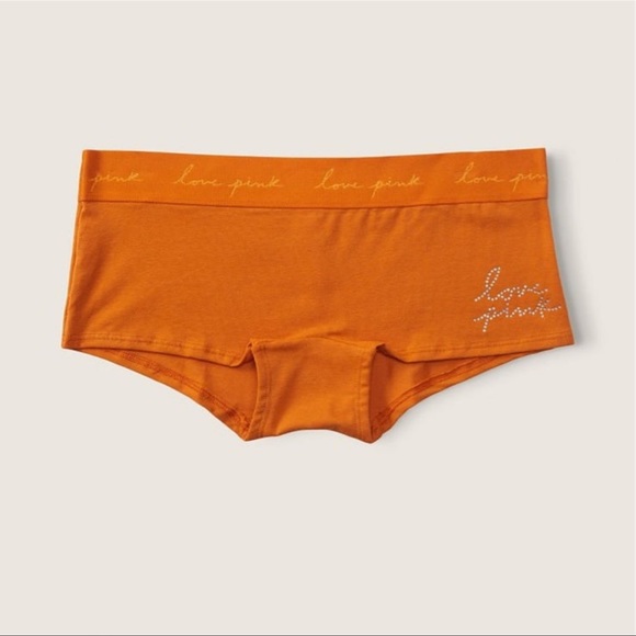 (M) PINK LOGO BOYSHORT UNDERWEAR Victoria’s  Secret - Picture 2 of 12